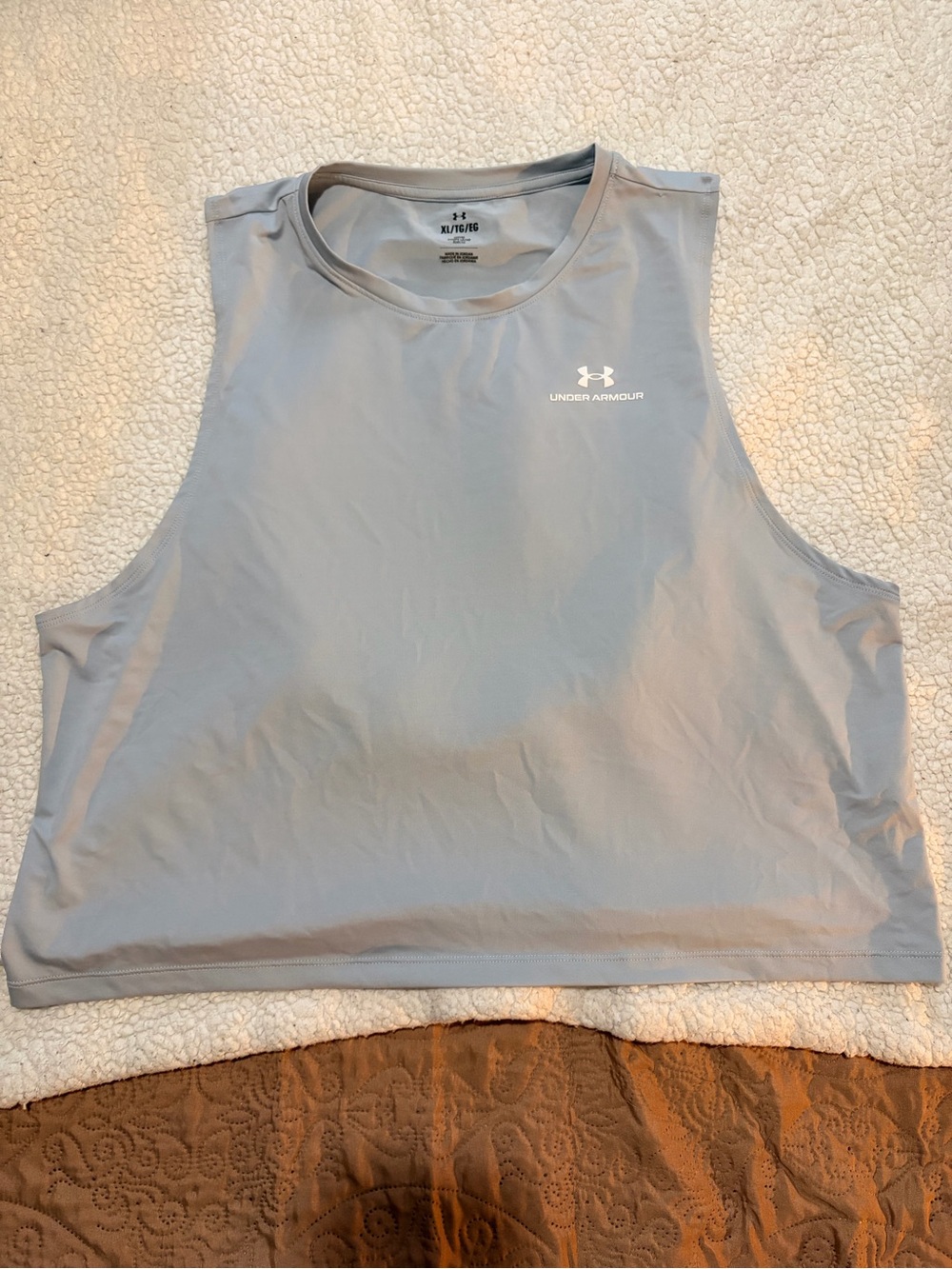 Under Armour Women’s Light Gray Sleeveless Athletic Tank